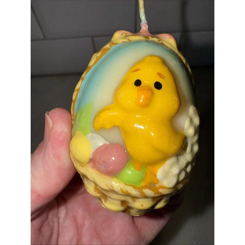 Russ Vintage Easter Candles Set Of 2, Bunnies 2 Sided